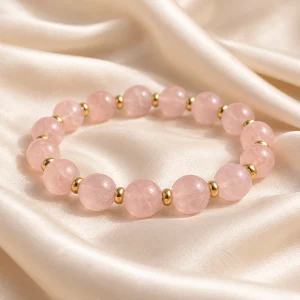 Rose quartz bracelet